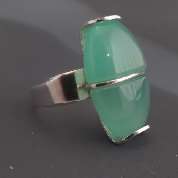 Chrysopras Ring