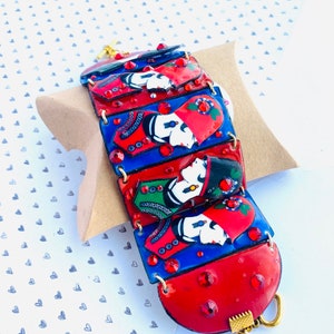 Personalized Art Deco Bracelet: Illustrated 1920s Statement Jewelry