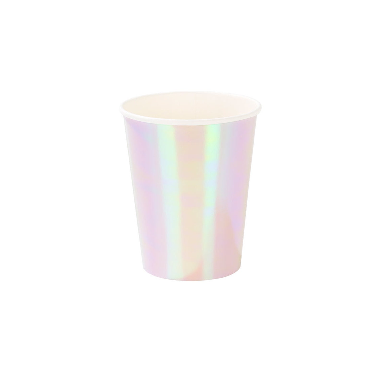 Pastel Iridescent Cups Iridescent Party Cups Pastel Paper Etsy
