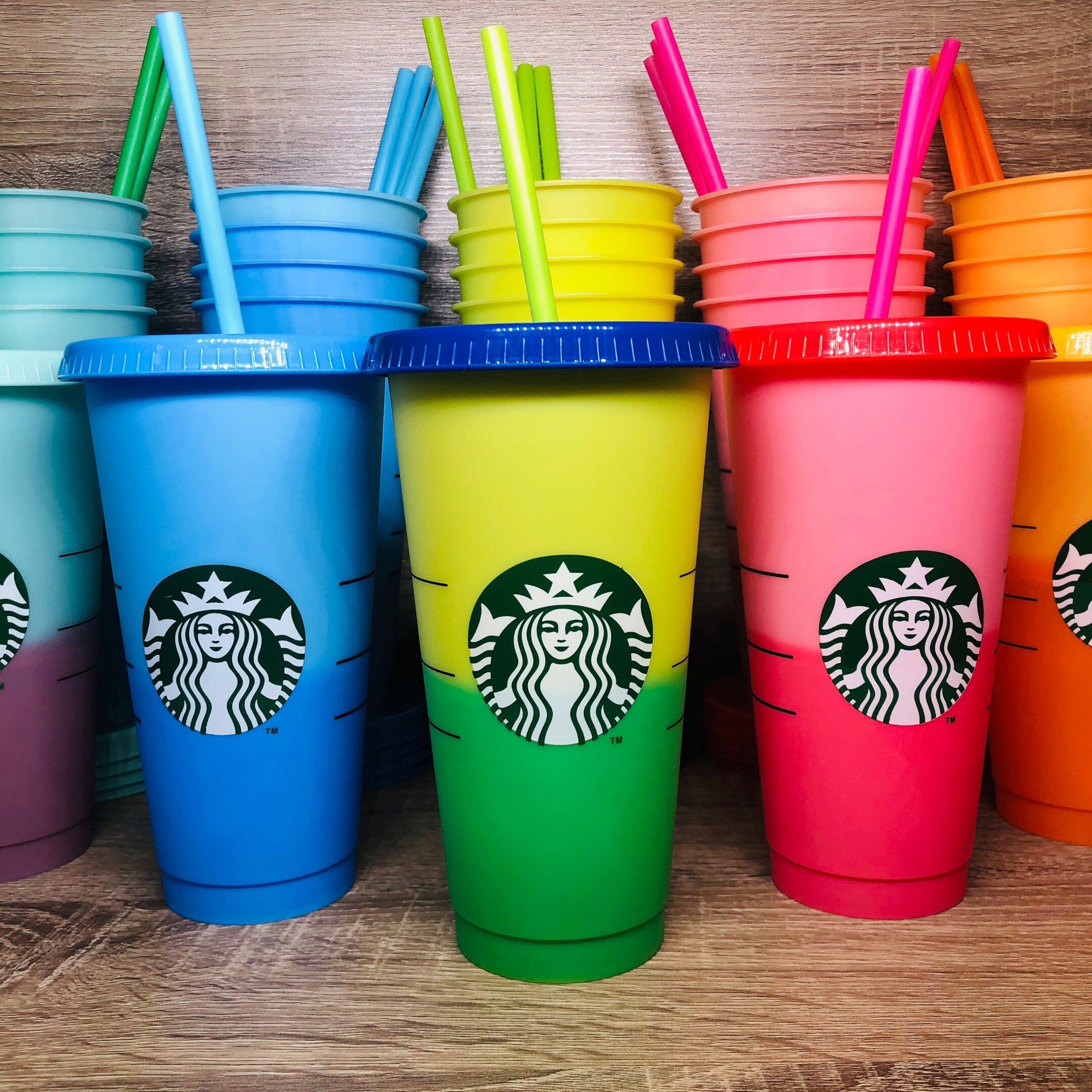 NEW - Limited Edition - SUMMER 2020 - Blank Starbucks Color Changing