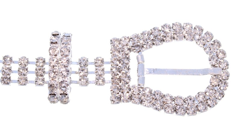3 Row Crystal Rhinestone belt Waist Buckle Belt Fashion Accessory Valentines Gift Wedding Belts prom party Silver