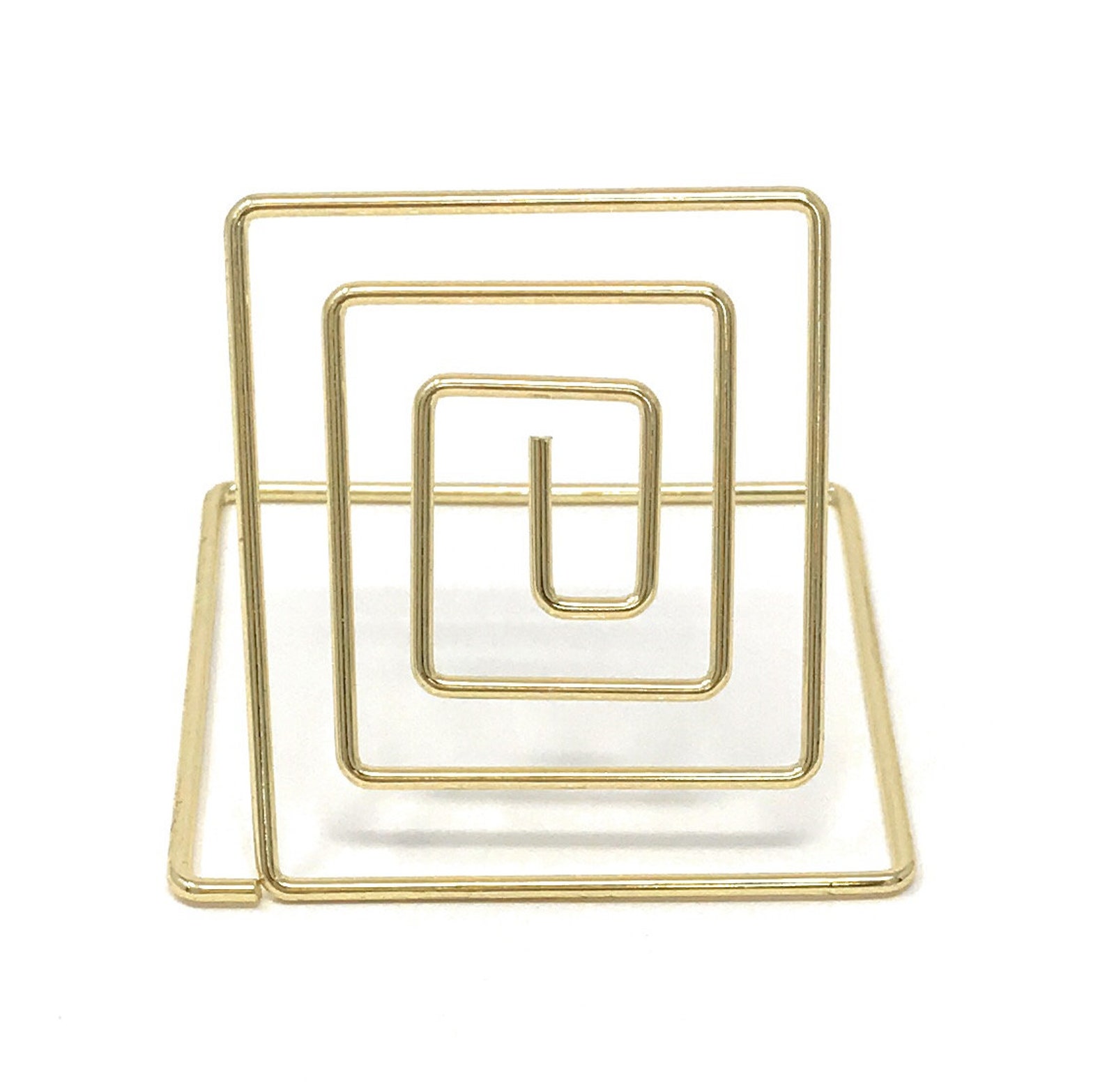 Wire Place Card Holder With White Cards for Weddings Dinner Etsy