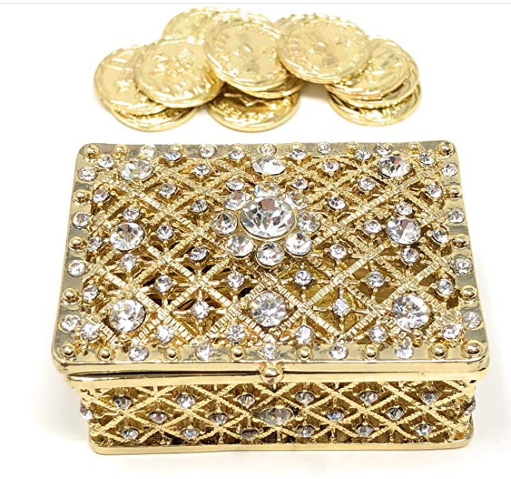 Wedding ArrasWedding Unity Coins Arras de Boda Ring Box