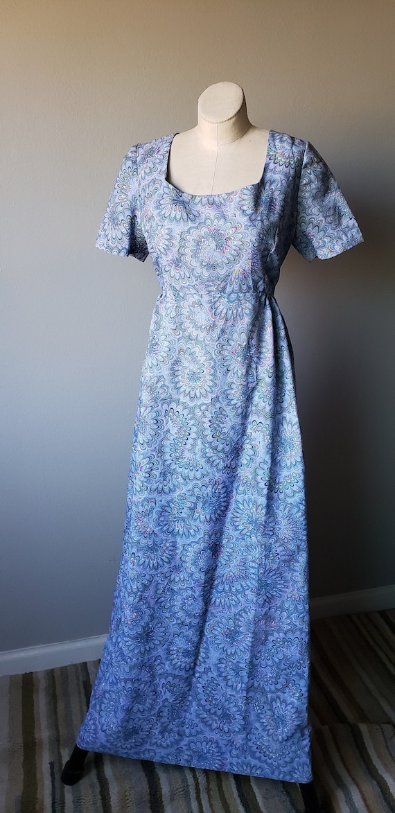 1960's/1970's Kaleidoscope Print Psychedelic Long