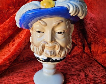 Vintage Henry VIII Bust Planter