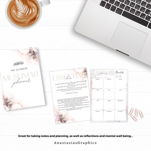 Muslim Planner Digital, Daily Islamic Planner, Quran Tracker, Salat Tracker, Monthly Weekly Islamic Planner, Muslim Women Journal image 8