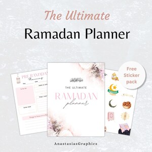 Ramadan Printable Planner, Ramadan Journal, Ramadan Digital Planner, Ramadan Activity Book, Ramadan calendar, Ramadan Planner, Ramadan gifts