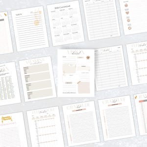 Muslim Planner Digital, Daily Islamic Planner, Quran Tracker, Salat Tracker, Monthly Weekly Islamic Planner, Muslim Women Journal image 7