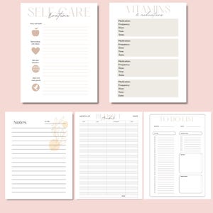 Muslim Planner Digital, Daily Islamic Planner, Quran Tracker, Salat Tracker, Monthly Weekly Islamic Planner, Muslim Women Journal image 3