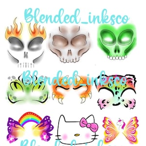 Face Painting Choice Board