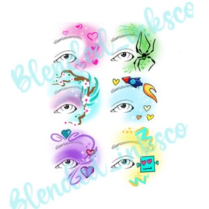 PNG file face paint option menu