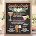 Digital Printable Wedding Bar Menu Sign, Signature Drinks Cocktails ...
