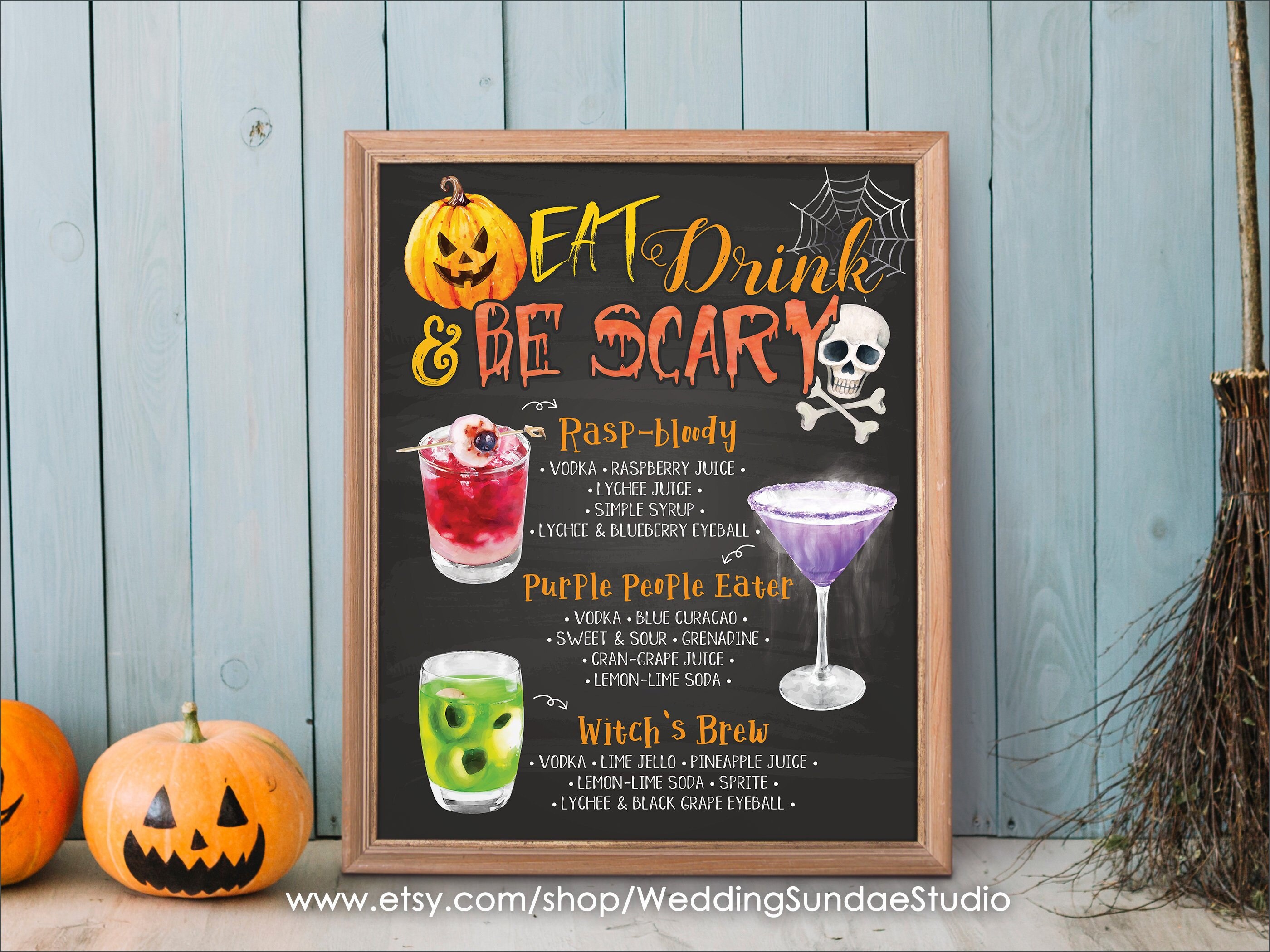 Menu Halloween