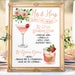 Digital Printable Wedding Bar Menu Sign, His and Hers Signature Drinks Cocktails Signs, Watercolor Chalkboard Christmas New Year IDM29