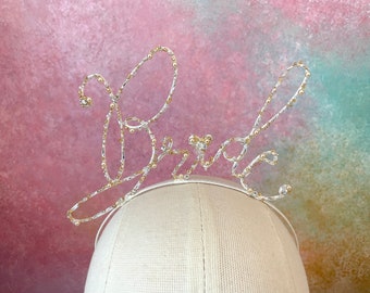 Bride to be hen party headband veil Bachelorette party props