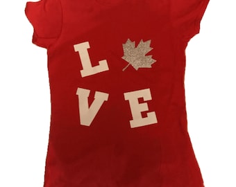 Canada LOVE Unisex Kids' T-Shirt