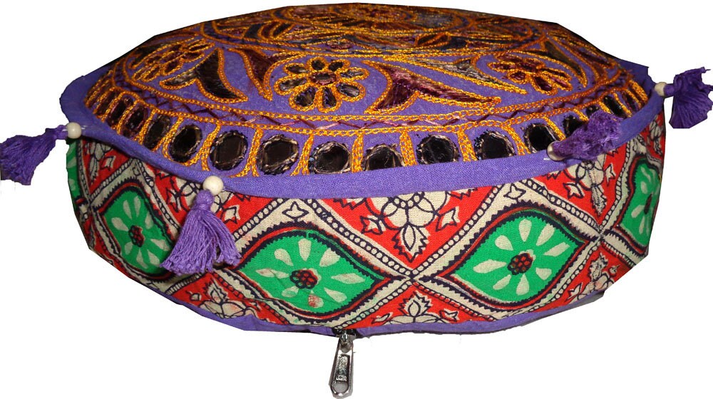 Kissenbezug Ottoman Bodenbedeckung Fußstütze Decke Couch | Etsy