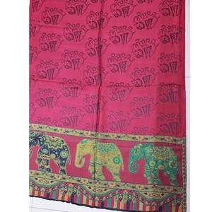 Pashmina Kaani shawl warm stole Body wrap elephant design exclusive silk Jamawar Soft Feel woven for mother's Gifts immagine 8