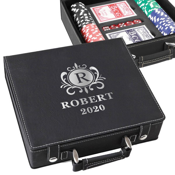 Custom Poker Set Etsy