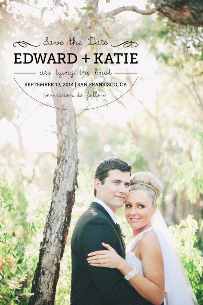 Download Save The Date Overlay Photoshop Template INSTANT DOWNLOAD | Etsy