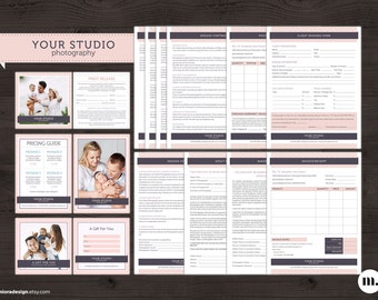 Photography Business Forms and Contracts Bundle - MsWord & Photoshop Template for Photographers - INSTANT DOWNLOAD - BS002