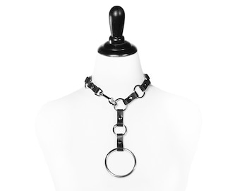 Constellation Collar - Leather Hardware Collar Neckace Chain