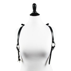 Cruising Harness Leather or Vegan Bulldog Chest Harness image 3