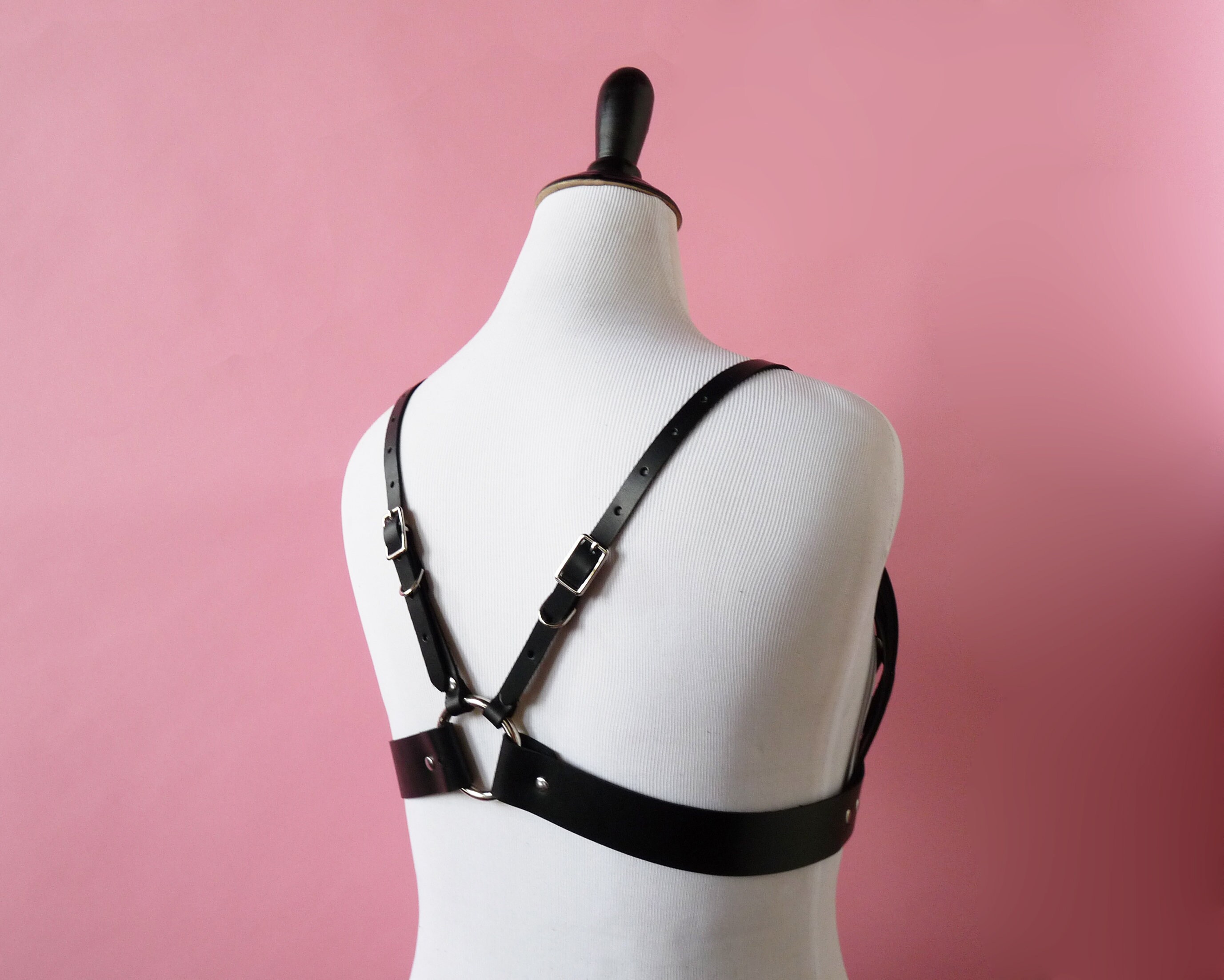 Inanna BH Harness Leder Verstellbarer Brust harness Etsy.de