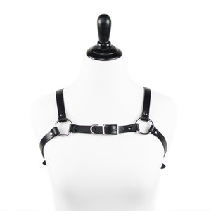 Cruising Harness Leather or Vegan Bulldog Chest Harness image 2