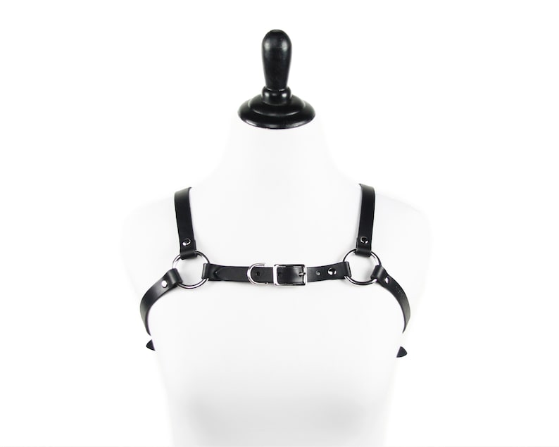 Cruising Harness Leather or Vegan Bulldog Chest Harness image 2