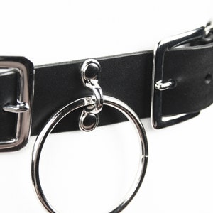 Pleiades Belt Leather or Vegan Bondage Belt With O Ring Loop - Etsy