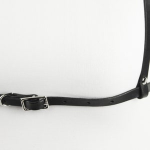 Virgo Harness Leather or Vegan Reversible Chest Harness image 4