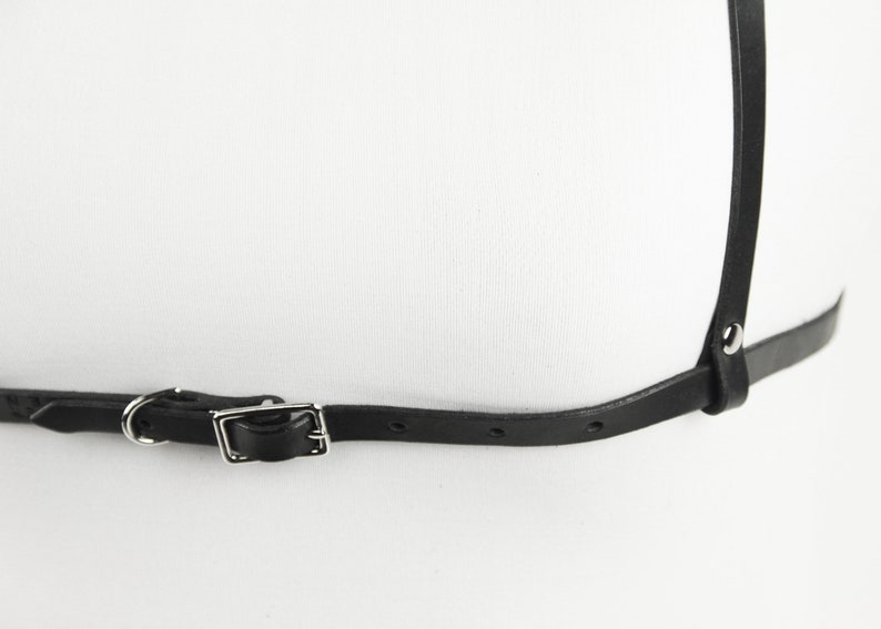 Virgo Harness Leather or Vegan Reversible Chest Harness image 4