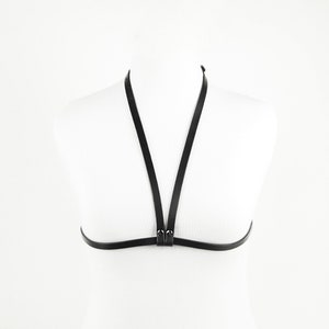 Virgo Harness Leather or Vegan Reversible Chest Harness image 3
