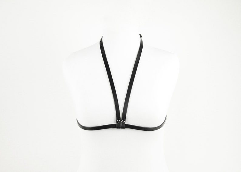 Virgo Harness Leather or Vegan Reversible Chest Harness image 3