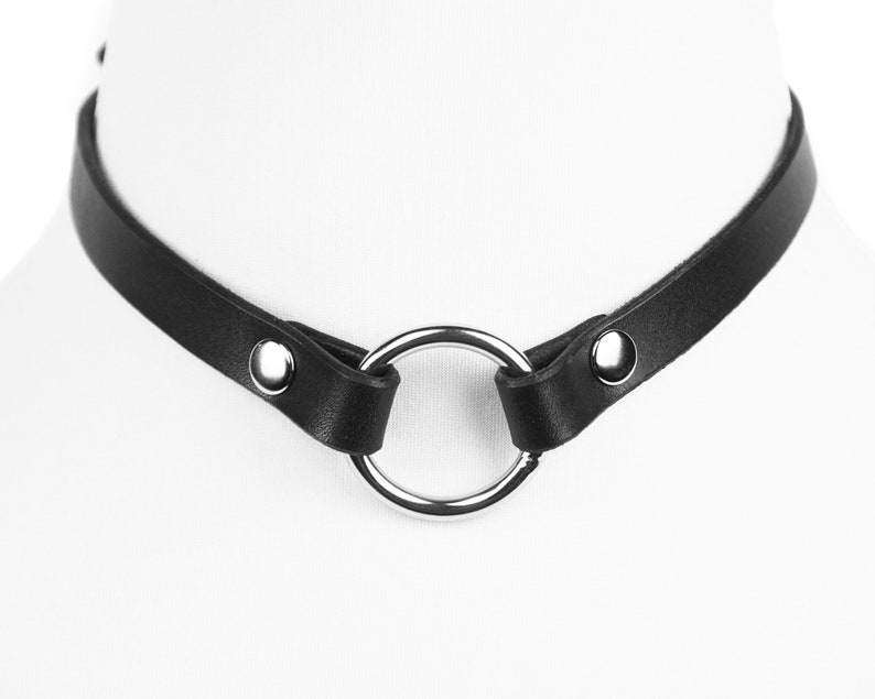 Leather o ring collar Clearance