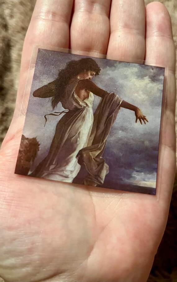 Breath Taking Dark Aesthetic Art Transparent Mystery Stickers!!