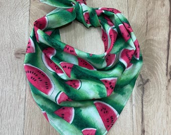 Dog bandana watermelon print