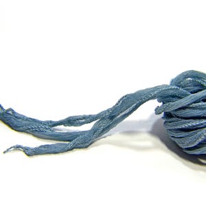 Light Grey-Green Fairy Silk Habotia Ribbon for Jewelry Making, Scrapbooking, Junk Journal, Card Making image 3