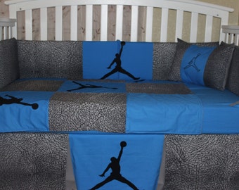 Jordan Crib Bedding Etsy
