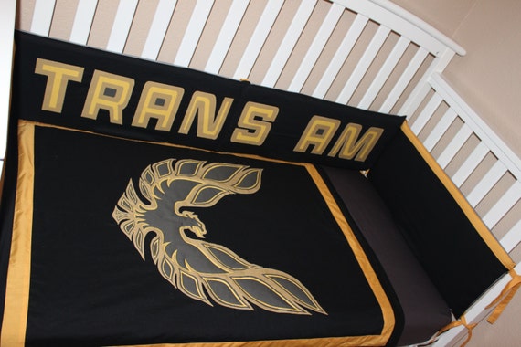 Trans Am 6 Piece Crib Bedding Set Etsy