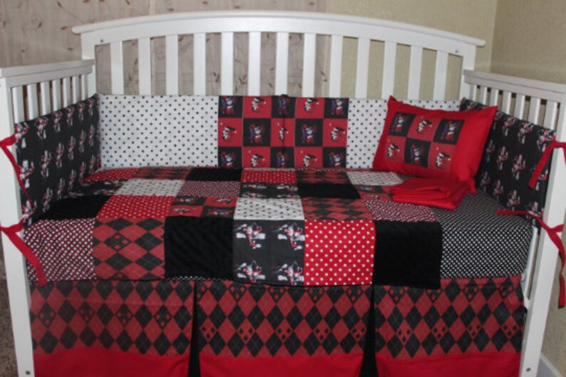 Harley Quinn Crib Baby Bedding Set Batman