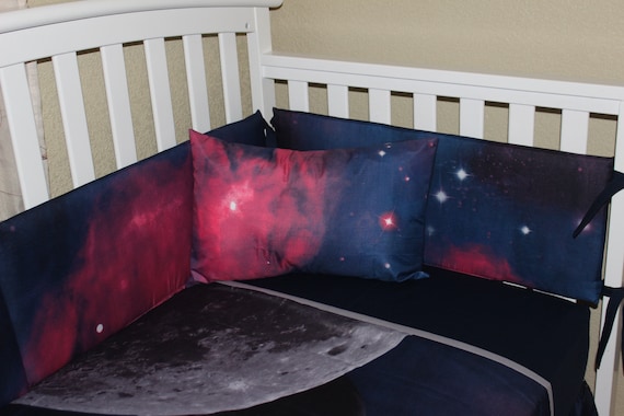 galaxy crib bedding