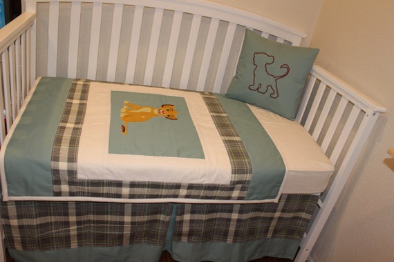 Lion King Crib Baby Bedding Set Simba Disney Lion Etsy