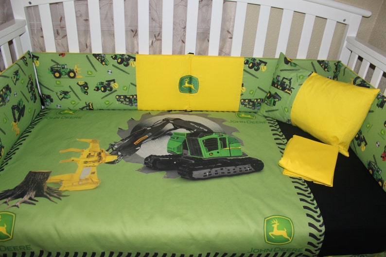 Crib Bedding Set Exclusive John Deere Forestry 5 Piece Etsy