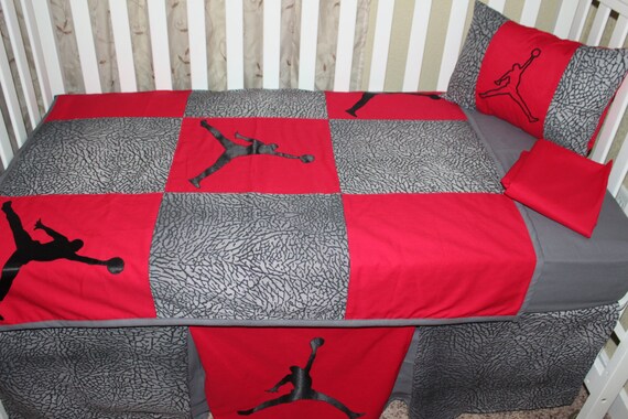 Crib Bedding Set Jordanelephant Skin Theme Bumperless Etsy