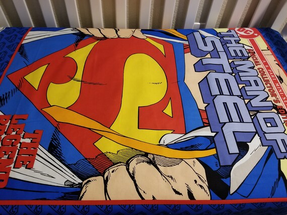 superman crib bedding