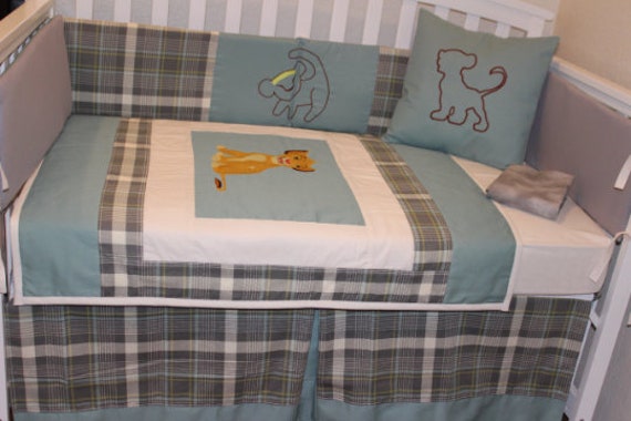 lion cot bedding