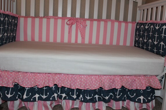baby girl nautical bedding