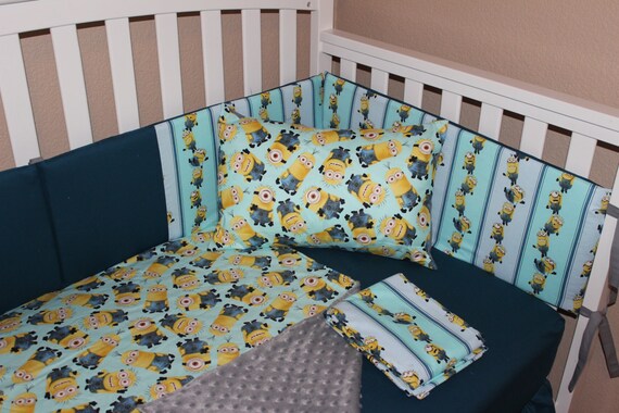 minions crib bedding set